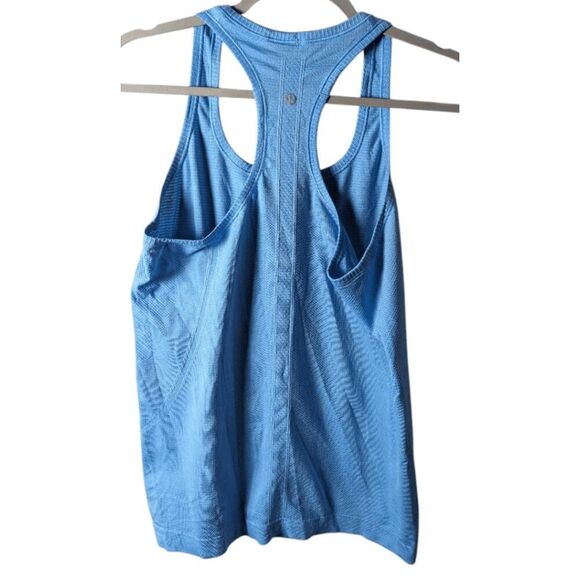 LULULEMON ATHLETICA Swiftly Tech Racerback Tank in Cascade Blue Size 10 - Picture 4 of 4